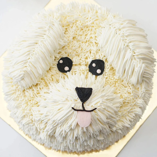 Designer Adorable Pup  Cake Half Kg
