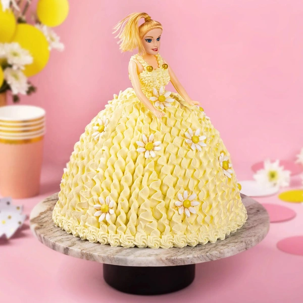 Designer Princess Barbie Cake 1.5 Kgs