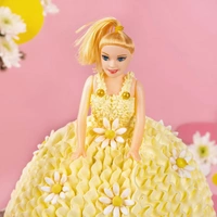 Designer Princess Barbie Cake 1.5 Kgs