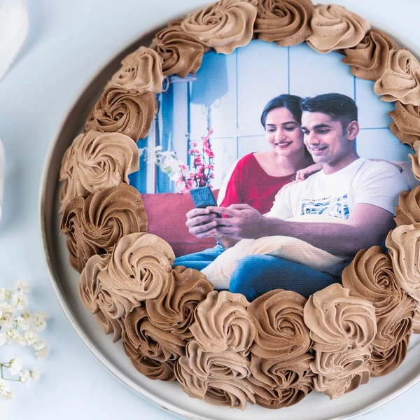  Photo Chocolate Cake Half Kg