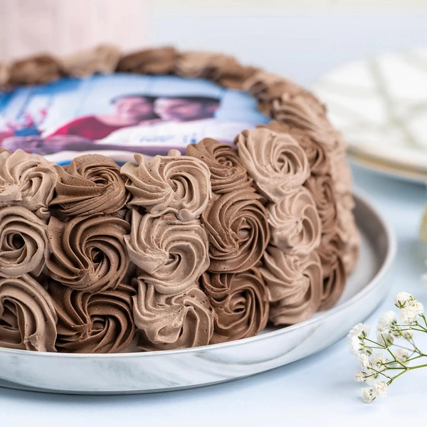  Photo Chocolate Cake Half Kg