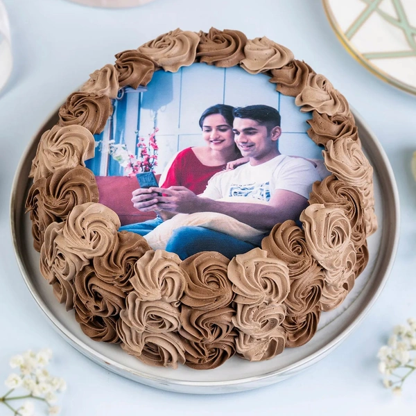  Photo Chocolate Cake Half Kg