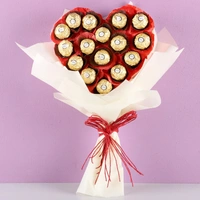 Chocolate Heart Bouquet