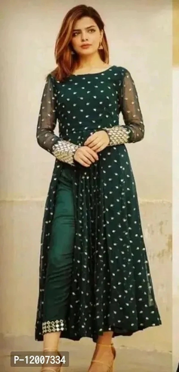 Georgette Type*: Variable Style*: Embroidered Occasion*: Casual Pack Of*: Single