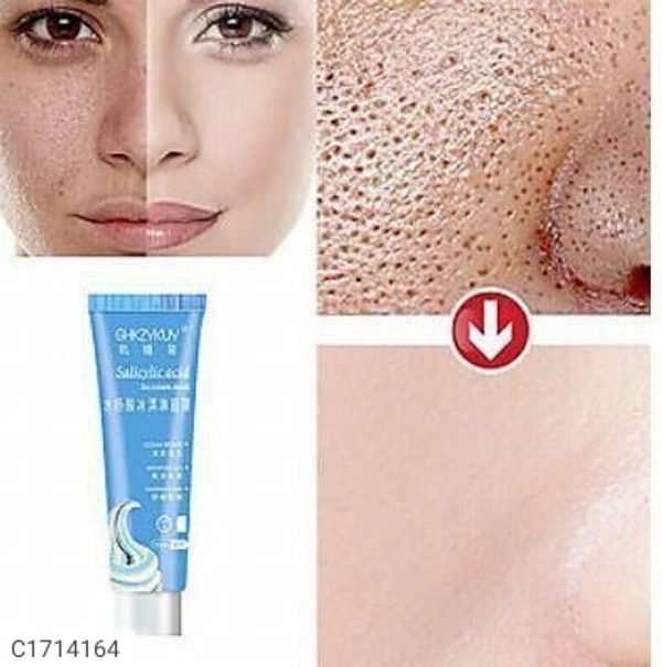 High DemandShop Now*Product Name:* Blackheads Remover-Salicylic Acid Ice Cream Mask Acne Moisturizing Blackheads Remover Mask Cleansing Shrinking Pores(120 ML)*Details:*Product Description: Salicylic Acid Ice Cream Mask Acne Moisturizing Blackheads Remover Mask Cleansing Shrinking Pores(120 ML)Package Contains: It has 1 Piece of BlackHead RemoverMaterial: GelCapacity: 120 MLProduct