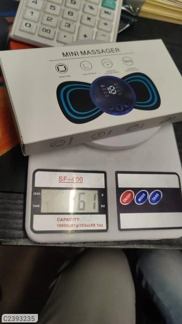 *Product Name:* Saleastic Body Massager*Details:*Product Name -&nbsp;Saleastic Body MassagerPackage Contain -&nbsp;Pack of 1Material -&nbsp;PlasticDimention - 16*9*2Weight -&nbsp;70💥 *FREE Shipping* 💥 *FREE COD* 💥 *FREE Return & 100% Refund* 🚚 *Delivery*: Within 7 days 