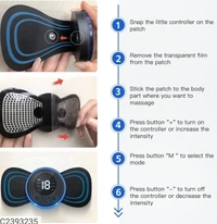 *Product Name:* Saleastic Body Massager*Details:*Product Name -&nbsp;Saleastic Body MassagerPackage Contain -&nbsp;Pack of 1Material -&nbsp;PlasticDimention - 16*9*2Weight -&nbsp;70💥 *FREE Shipping* 💥 *FREE COD* 💥 *FREE Return & 100% Refund* 🚚 *Delivery*: Within 7 days 