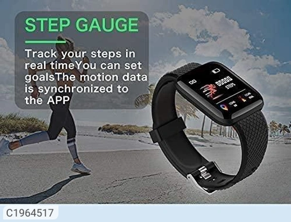 Quality Smart Fitness Band Watch*Details:*Product Name: Smart Fitness Band Watch Package Contains: 1 piece of Smart Fitness Band Watch Material: Plastic &amp; Metal Color: Black Additional Information: This fitness band will only work after installing fitness band application from play store.TO set time of watch you have to install fitness band application.YOU will receive bar code