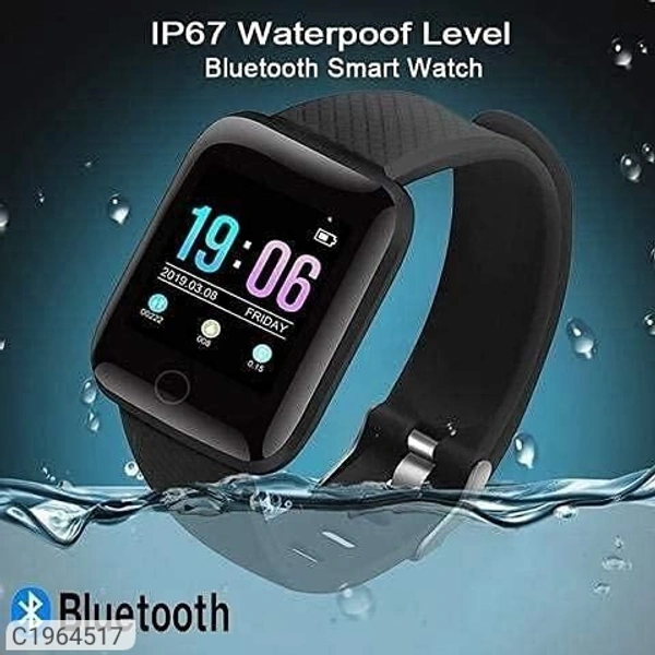 Quality Smart Fitness Band Watch*Details:*Product Name: Smart Fitness Band Watch Package Contains: 1 piece of Smart Fitness Band Watch Material: Plastic &amp; Metal Color: Black Additional Information: This fitness band will only work after installing fitness band application from play store.TO set time of watch you have to install fitness band application.YOU will receive bar code