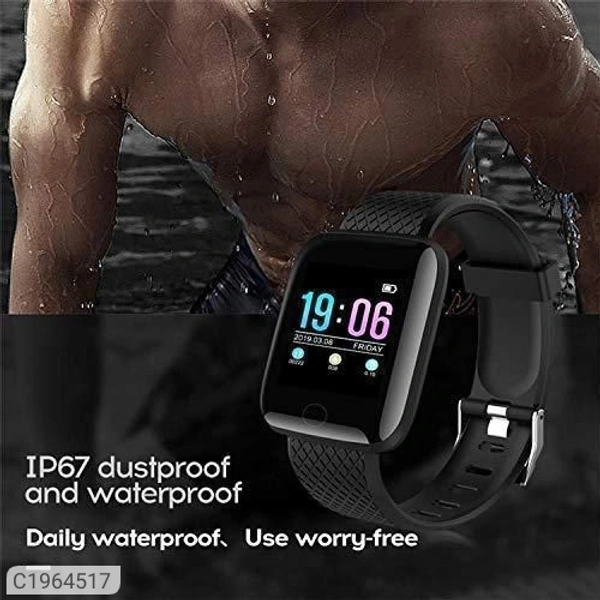 Quality Smart Fitness Band Watch*Details:*Product Name: Smart Fitness Band Watch Package Contains: 1 piece of Smart Fitness Band Watch Material: Plastic &amp; Metal Color: Black Additional Information: This fitness band will only work after installing fitness band application from play store.TO set time of watch you have to install fitness band application.YOU will receive bar code