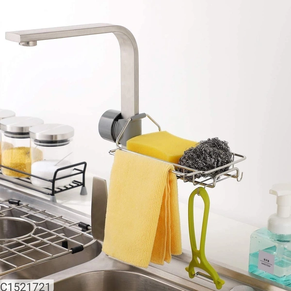High DemandStainless Steel Sink Kitchen Soap Sponge Holder⚡⚡ Quantity: Only 5 units available⚡⚡*Details:*<p>Product Name:&nbsp;Stainless Steel Sink Kitchen Soap Sponge Holder&nbsp;Package Contains: It has 1&nbsp;Kitchen Soap Sponge Holder&nbsp;Material:&nbsp;Stainless Steel&nbsp;Color: AS per Availability Combo: Pack of 1 Weight: 500gm</p><p><br></p><p>Designs: 4💥 *FREE Shipping* 