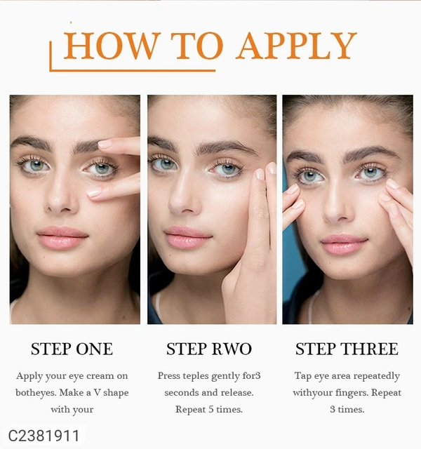 High DemandKURAIY Powerblend Eye Cream for Dark Circles, Wrinkles, Fine Lines…100gm(pack of 2)*Details:*Product Name: KURAIY Powerblend Eye Cream for Dark Circles, Wrinkles, Fine Lines💥 *FREE Shipping* 💥 *FREE COD* 💥 *FREE Return & 100% Refund* 🚚 *Delivery*: Within 7 days 