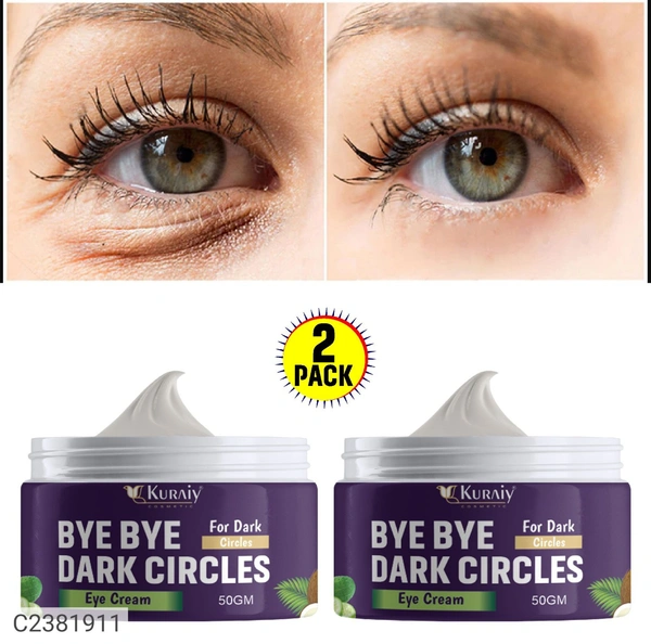 High DemandKURAIY Powerblend Eye Cream for Dark Circles, Wrinkles, Fine Lines…100gm(pack of 2)*Details:*Product Name: KURAIY Powerblend Eye Cream for Dark Circles, Wrinkles, Fine Lines💥 *FREE Shipping* 💥 *FREE COD* 💥 *FREE Return & 100% Refund* 🚚 *Delivery*: Within 7 days 