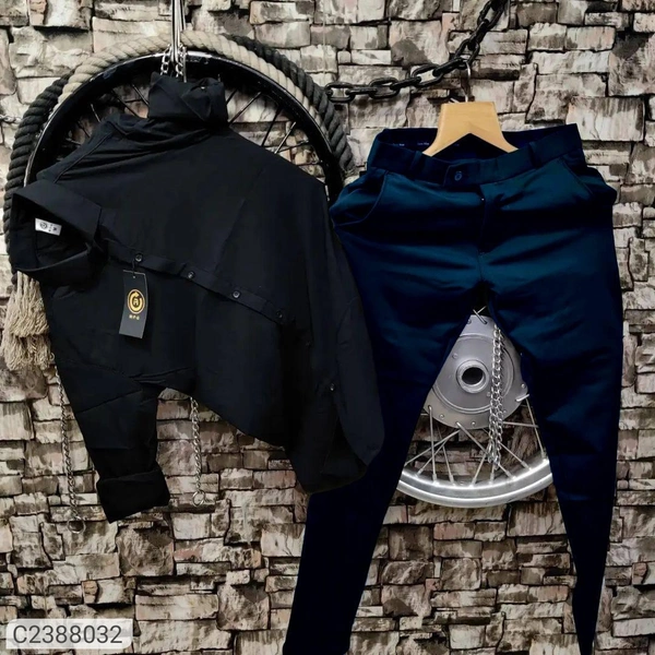 Casual Cotton Solid Full Sleeves Mens Casual Shirt With Casual Trouser⚡⚡ Quantity: Only 5 units available⚡⚡ style="background-color: rgb(250, 250, 250);"Product Name: Cotton Solid Full Sleeves Mens Casual Shirt With Casual Trouser style="background-color: rgb(250, 250, 250);"Package Contains: It Has 1 Piece Of Shirt  style="background-color: rgb(250, 250, 250);">Fabric: Cotton  sty