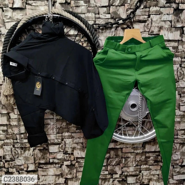 Casual Cotton Solid Full Sleeves Mens Casual Shirt With Casual Trouser⚡⚡ Quantity: Only 5 units available⚡⚡ style="background-color: rgb(250, 250, 250);"Product Name: Cotton Solid Full Sleeves Mens Casual Shirt With Casual Trouser style="background-color: rgb(250, 250, 250);"Package Contains: It Has 1 Piece Of Shirt  style="background-color: rgb(250, 250, 250);">Fabric: Cotton  sty