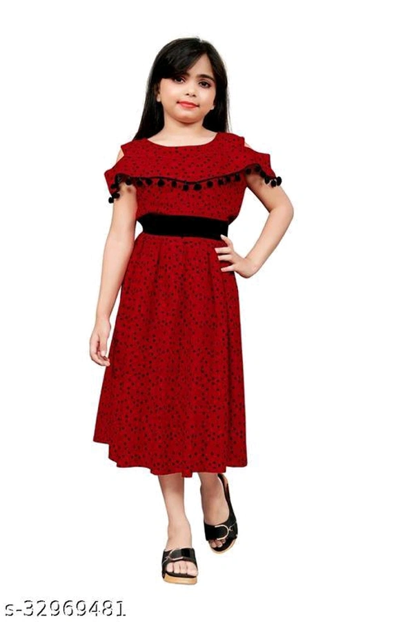 Agile Stylish Girls Frocks & Dresses*Fabric: RayonSleeve Length: Product DependentPattern: PrintedNet Quantity (N): SingleSizes: 2-3 Years, 3-4 Years, 4-5 Years, 5-6 Years, 6-7 Years, 7-8 Years, 8-9 Years, 9-10 Years, 10-11 Years, 11-12 Years, 12-13 Years, 13-14 Years, 14-15 Years, 15-16 YearsDispatch: 1 Day