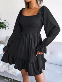 Whatsapp -> https://ltl.sh/CMkROdHB_g (+917594085240) Sensational Women Dresses*Fabric: CrepeSleeve Length: Long SleevesPattern: SolidNet Quantity (N): 1Sizes:S (Bust Size: 36 in, Length Size: 40 in) M (Bust Size: 38 in, Length Size: 40 in) L (Bust Size: 40 in, Length Size: 40 in) Dispatch: 2 Days*Proof of Safe Delivery