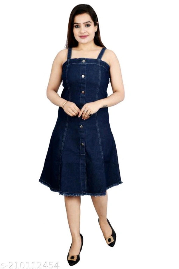 Whatsapp -> https://ltl.sh/CMkRhCn1og (+917594085240)Catalog Name:*Stylish Designer Women Dresses*Fabric: DenimSleeve Length: SleevelessPattern: SolidNet Quantity (N): Product DependentSizes:XS, S, M, L, XLDispatch: 2 Days