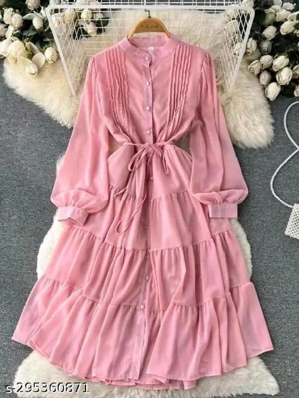 Whatsapp -> https://ltl.sh/CskRhm8MQQ (+917594085240)Catalog Name:*Urbane Latest Women Dresses*Fabric: Crepe / AcrylicSleeve Length: Long SleevesPattern: SolidNet Quantity (N): 1Sizes:S (Bust Size: 32 in) M (Bust Size: 34 in) L (Bust Size: 36 in) XL (Bust Size: 38 in) 