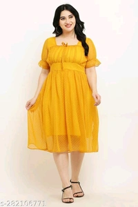 Whatsapp -> https://ltl.sh/CMkRiQhT8w (+917594085240)Catalog Name:*Comfy Modern Women Dresses*Fabric: GeorgetteSleeve Length: Short SleevesPattern: Product DependentNet Quantity (N): 1Sizes:S, M, L, XLDispatch: 2 Days