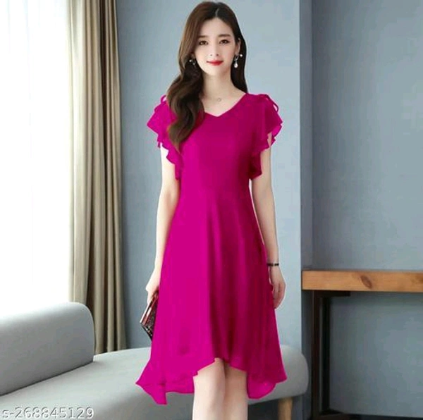 Whatsapp -> https://ltl.sh/DskRiyb18A (+917594085240)Catalog Name:*Urbane Latest Women Dresses*Fabric: GeorgetteSleeve Length: Short SleevesPattern: SolidNet Quantity (N): 1Sizes:S (Bust Size: 36 in, Length Size: 44 in) M (Bust Size: 38 in, Length Size: 44 in) L (Bust Size: 40 in, Length Size: 44 in) XL (Bust Size: 42 in, Length Size: 44 in) XXL (Bust Size: 44 in, Length Size: 44 i