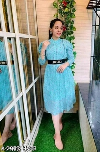 Whatsapp -> https://ltl.sh/CskRjL-INg (+917594085240)Catalog Name:*Urbane Latest Women Dresses*Fabric: GeorgetteSleeve Length: Product DependentPattern: PrintedNet Quantity (N): 1Sizes:S (Bust Size: 34 in) M (Bust Size: 36 in) L (Bust Size: 38 in) XL (Bust Size: 40 in) 