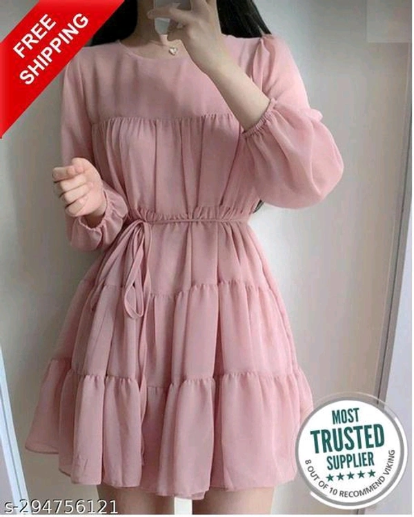Whatsapp -> https://ltl.sh/CskRjL-INg (+917594085240)Catalog Name:*Urbane Latest Women Dresses*Fabric: GeorgetteSleeve Length: Product DependentPattern: PrintedNet Quantity (N): 1Sizes:S (Bust Size: 34 in) M (Bust Size: 36 in) L (Bust Size: 38 in) XL (Bust Size: 40 in) 