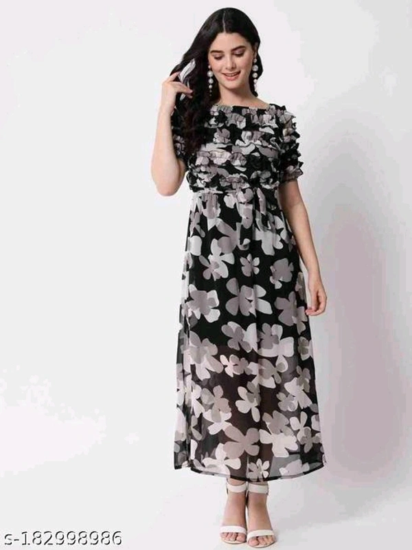 Whatsapp -> https://ltl.sh/CMkRkuMXrg (+917594085240)Catalog Name:*Comfy Retro Women Dresses*Fabric: CrepeSleeve Length: Short SleevesPattern: Product DependentSizes:S (Bust Size: 34 in, Length Size: 50 in) M (Bust Size: 36 in, Length Size: 50 in) L (Bust Size: 38 in, Length Size: 50 in) XL (Bust Size: 40 in, Length Size: 50 in) XXL
