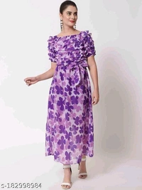 Whatsapp -> https://ltl.sh/CMkRkuMXrg (+917594085240)Catalog Name:*Comfy Retro Women Dresses*Fabric: CrepeSleeve Length: Short SleevesPattern: Product DependentSizes:S (Bust Size: 34 in, Length Size: 50 in) M (Bust Size: 36 in, Length Size: 50 in) L (Bust Size: 38 in, Length Size: 50 in) XL (Bust Size: 40 in, Length Size: 50 in) XXL