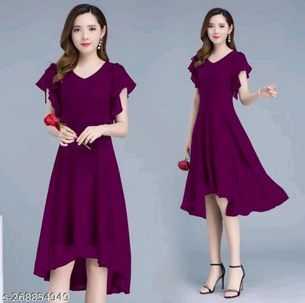 Fabric: GeorgetteSleeve Length: Short SleevesPattern: SolidNet Quantity (N): 1Sizes:S (Bust Size: 36 in, Length Size: 44 in) M (Bust Size: 38 in, Length Size: 44 in) L (Bust Size: 40 in, Length Size: 44 in) XL (Bust Size: 42 in, Length Size: 44 in) XXL (Bust Size: 44 in, Length Size: 44 in) Dispatch: 1 Day*Proof of Safe Delivery