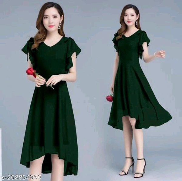 Fabric: GeorgetteSleeve Length: Short SleevesPattern: SolidNet Quantity (N): 1Sizes:S (Bust Size: 36 in, Length Size: 44 in) M (Bust Size: 38 in, Length Size: 44 in) L (Bust Size: 40 in, Length Size: 44 in) XL (Bust Size: 42 in, Length Size: 44 in) XXL (Bust Size: 44 in, Length Size: 44 in) Dispatch: 1 Day*Proof of Safe Delivery