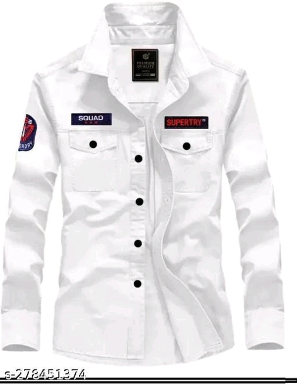 Whatsapp -> https://ltl.sh/CMkYGyuIDQ (+917594085240)Catalog Name:*Trendy Glamorous Men Shirts*Fabric: Cotton BlendSleeve Length: Long SleevesPattern: Product DependentNet Quantity (N): 1Sizes:S (Chest Size: 38 in, Length Size: 28.5 in) M (Chest Size: 40 in, Length Size: 30 in) L (Chest Size: 42 in, Length Size: 30.5 in) XL (Chest Size: 44 in, Length Size: 31 in) XXL (Chest Size: 4