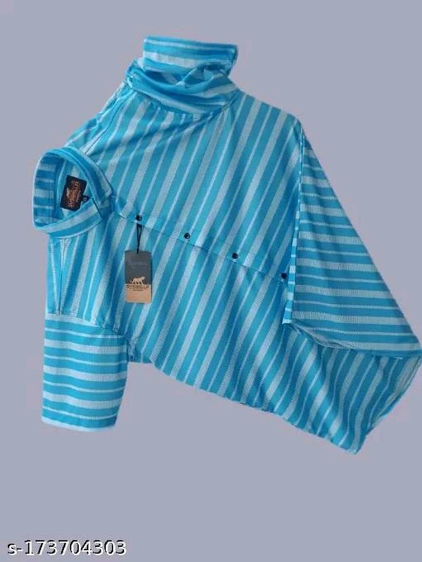 Catalog Name:*Classic Modern Men Shirts*Fabric: LycraSleeve Length: Short SleevesPattern: StripedNet Quantity (N): 1Sizes:S, M, L (Chest Size: 43 in, Length Size: 29 in) XL, XXL