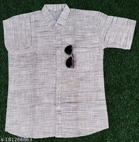 Catalog Name:*Classy Modern Men Shirts*Fabric: Khadi CottonSleeve Length: Short SleevesPattern: SolidNet Quantity (N): 1Sizes:XL (Chest Size: 42 in, Length Size: 30.5 in) L (Chest Size: 40 in, Length Size: 29.5 in) XXL (Chest Size: 44 in, Length Size: 31 in) 