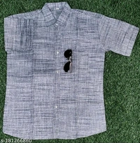 Catalog Name:*Classy Modern Men Shirts*Fabric: Khadi CottonSleeve Length: Short SleevesPattern: SolidNet Quantity (N): 1Sizes:XL (Chest Size: 42 in, Length Size: 30.5 in) L (Chest Size: 40 in, Length Size: 29.5 in) XXL (Chest Size: 44 in, Length Size: 31 in) 