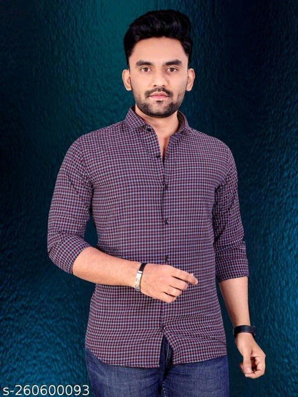 Catalog Name:*Stylish Glamorous Men Shirts*Fabric: CottonSleeve Length: Long SleevesPattern: CheckedNet Quantity (N): 1Sizes:M (Chest Size: 38 in, Length Size: 28 in) L (Chest Size: 40 in, Length Size: 28.5 in) XL (Chest Size: 42 in, Length Size: 29 in) XXL (Chest Size: 44 in, Length Size: 29.5 in) Dispatch: 1 Day*Proof of Safe Delivery! 