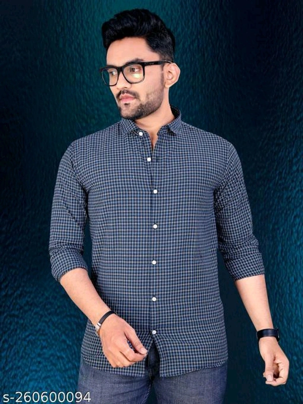 Catalog Name:*Stylish Glamorous Men Shirts*Fabric: CottonSleeve Length: Long SleevesPattern: CheckedNet Quantity (N): 1Sizes:M (Chest Size: 38 in, Length Size: 28 in) L (Chest Size: 40 in, Length Size: 28.5 in) XL (Chest Size: 42 in, Length Size: 29 in) XXL (Chest Size: 44 in, Length Size: 29.5 in) Dispatch: 1 Day*Proof of Safe Delivery! 