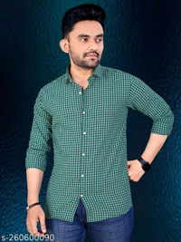Catalog Name:*Stylish Glamorous Men Shirts*Fabric: CottonSleeve Length: Long SleevesPattern: CheckedNet Quantity (N): 1Sizes:M (Chest Size: 38 in, Length Size: 28 in) L (Chest Size: 40 in, Length Size: 28.5 in) XL (Chest Size: 42 in, Length Size: 29 in) XXL (Chest Size: 44 in, Length Size: 29.5 in) Dispatch: 1 Day*Proof of Safe Delivery! 