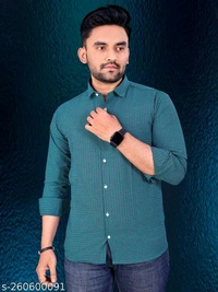 Catalog Name:*Stylish Glamorous Men Shirts*Fabric: CottonSleeve Length: Long SleevesPattern: CheckedNet Quantity (N): 1Sizes:M (Chest Size: 38 in, Length Size: 28 in) L (Chest Size: 40 in, Length Size: 28.5 in) XL (Chest Size: 42 in, Length Size: 29 in) XXL (Chest Size: 44 in, Length Size: 29.5 in) Dispatch: 1 Day*Proof of Safe Delivery! 