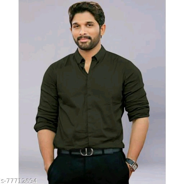 Catalog Name:*Pretty Glamorous Men Shirts*Fabric: Cotton / Cotton BlendSleeve Length: Long SleevesPattern: SolidNet Quantity (N): 1Sizes:M (Chest Size: 38 in, Length Size: 29 in) L (Chest Size: 40 in, Length Size: 30 in) XL (Chest Size: 42 in, Length Size: 30.5 in) XXL (Chest Size: 44 in, Length Size: 31 in) 
