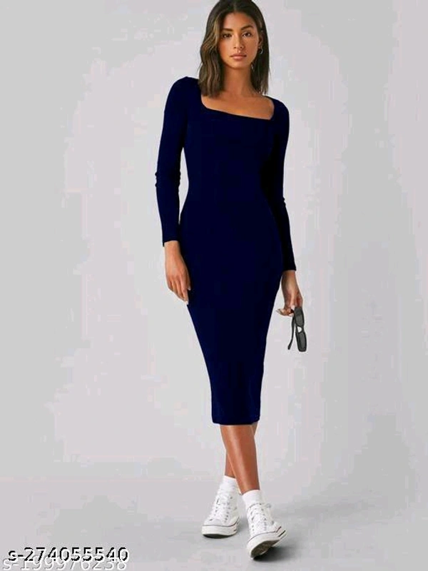 Catalog Name:*Latest Women Dresses*Fabric: Cotton Blend / LycraSleeve Length: Long SleevesPattern: SolidNet Quantity (N): 1Sizes:XS, S, M, LDispatch: 1 Day*Proof of Safe Delivery! Click to know on Safety Standards of Delivery Partners-