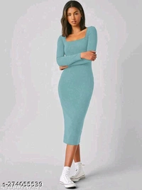 Catalog Name:*Latest Women Dresses*Fabric: Cotton Blend / LycraSleeve Length: Long SleevesPattern: SolidNet Quantity (N): 1Sizes:XS, S, M, LDispatch: 1 Day*Proof of Safe Delivery! Click to know on Safety Standards of Delivery Partners-