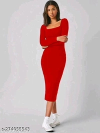 Catalog Name:*Latest Women Dresses*Fabric: Cotton Blend / LycraSleeve Length: Long SleevesPattern: SolidNet Quantity (N): 1Sizes:XS, S, M, LDispatch: 1 Day*Proof of Safe Delivery! Click to know on Safety Standards of Delivery Partners-