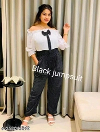 Catalog Name:*Stylish  Women Jumpsuits*Fabric: GeorgetteSleeve Length: Three-Quarter SleevesPattern: PrintedNet Quantity (N): 1Sizes: S (Bust Size: 34 in, Length Size: 40 in, Waist Size: 32 in) M (Bust Size: 36 in, Length Size: 41 in, Waist Size: 34 in) L (Bust Size: 38 in, Length Size: 42 in, Waist Size: 36 in) XL (Bust Size: 40 in, Length Size: 42 in, Waist Size: 38 in) Di