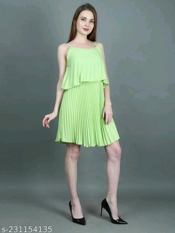 Catalog Name:*Pretty Latest Women Dresses*Fabric: CrepeSleeve Length: Product DependentPattern: Product DependentNet Quantity (N): 1Sizes:S (Bust Size: 36 in) M (Bust Size: 38 in) 