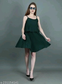Catalog Name:*Pretty Latest Women Dresses*Fabric: CrepeSleeve Length: Product DependentPattern: Product DependentNet Quantity (N): 1Sizes:S (Bust Size: 36 in) M (Bust Size: 38 in) 