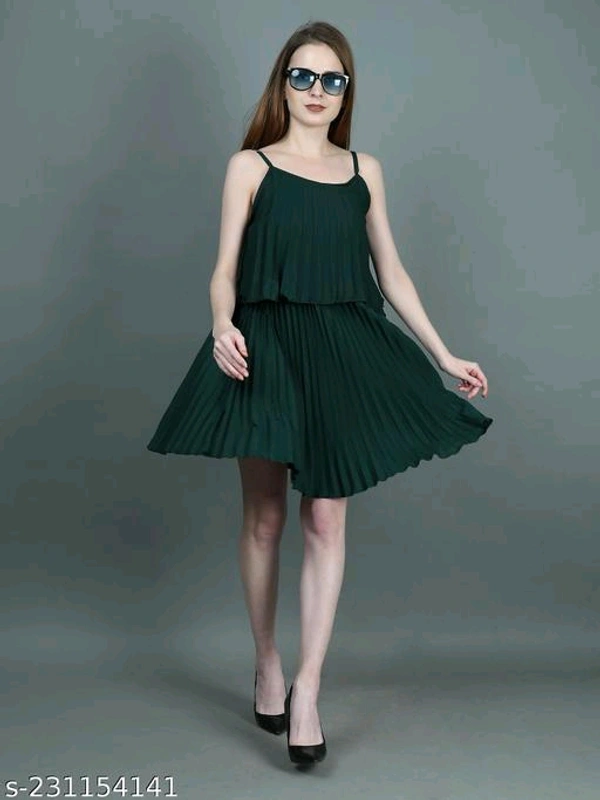 Catalog Name:*Pretty Latest Women Dresses*Fabric: CrepeSleeve Length: Product DependentPattern: Product DependentNet Quantity (N): 1Sizes:S (Bust Size: 36 in) M (Bust Size: 38 in) 