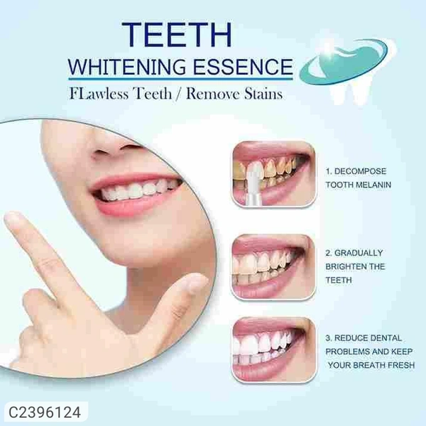 High Demand Teeth Whitening Essence,Intensive Stain Removal Teeth Reduce Yellowing Pack of 1*Details:*Product Name -&nbsp;Teeth Whitening Essence,Intensive Stain Removal Teeth Reduce Yellowing Pack of 1Package Contain -&nbsp;Pack of 1Material -&nbsp;Others Weight -&nbsp; 8*5*10Dimension -&nbsp; 100💥 *FREE Shipping* 💥 *FREE COD* 💥 *FREE Return & 100% Refund* 🚚 *Delivery*: Within