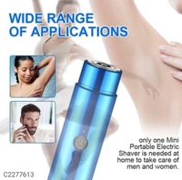 *Details:*Product Name- Mini Portable Electric ShaverPackage Contains - 1 Piece of Mini TrimmerCombo: Pack of 1Ideal for: MenUsage/ Benefits: Electric Pro Hair Clippers Trimmer Hair Cutting Grooming Kit Close Cutting Trimmer Hair Shaver for MenWet and Dry Use,Low NoiseWeight: 100💥 *FREE Shipping* 💥 *FREE COD* 💥 *FREE Return & 100% Refund* 🚚 *Delivery*: Within 7 days 