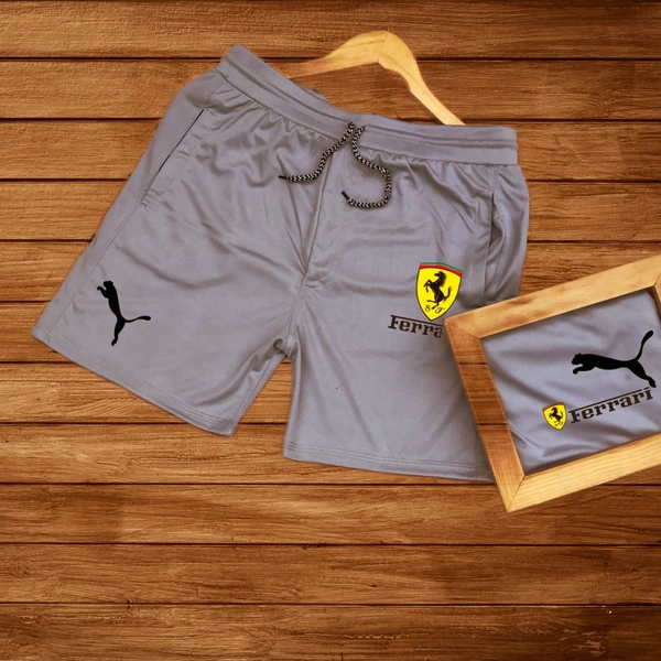 Name : PUMA FERRARI DRY FIT SHORTS- COD NOT AVAILABLE   Product Details :🥳🥳🥳🥳🥳🥳🥳🥳*Brand -Puma Ferrari**Dry Fit Short**Premium Quality**Fabric -4 Way Lycra**Regular & Comfort Fit**Size -M,L,XL,XXL**Price -  269Freeship*FABRIC : DRY FIT LYCRASIZES : M-28/30, L-32, XL-34, XXL-36